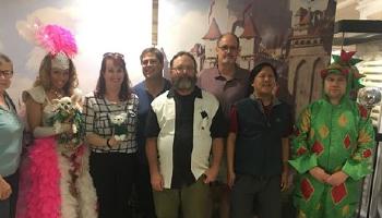 Candid shot at BARGE